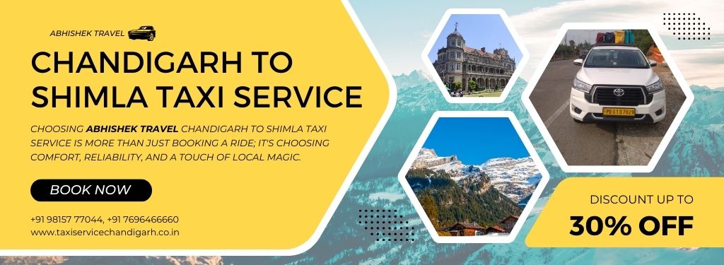 Chandigarh to Shimla Taxi Service